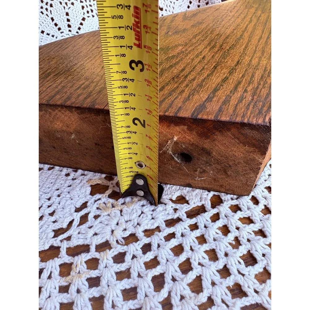 Antique Hand Carved Victorian Oak Wood Claw Foot Table Leg Farmhouse Decor